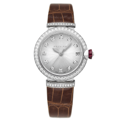 102645 | BVLGARI LVCEA White Gold Automatic 33 mm watch | Buy Online