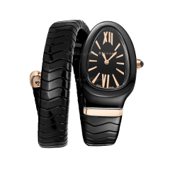 102734 | BVLGARI Serpenti Spiga Ceramic 35mm watch | Buy Online