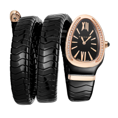 102885 | BVLGARI Serpenti Spiga Ceramic 35mm watch | Buy Online