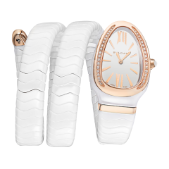 102886 | BVLGARI Serpenti Spiga Ceramic 35mm watch | Buy Online