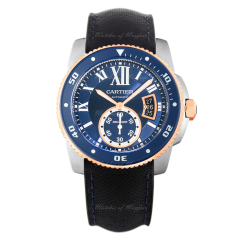 W2CA0008 | Cartier Calibre De Cartier Diver Blue 42 mm watch. Buy Online