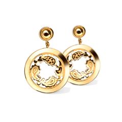 DA11331 01 | Buy Carrera y Carrera Aqua Mini Yellow Gold Earrings