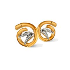 DA10574 030101 | Buy Carrera y Carrera Bambu Tao Mini Diamond Earrings