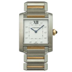 WE110005 | Cartier Tank Franсaise Medium Model 30.4 x 25.05 mm watch. Buy Online