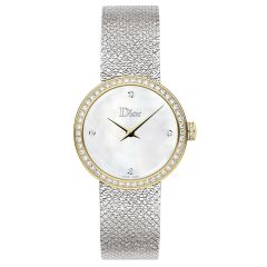 CD047121M001 | Dior La Mini D De Dior Satine Quartz 25 mm watch. Buy Online