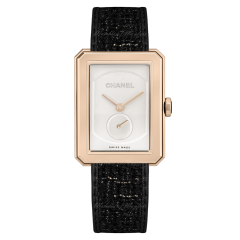 H5586 | Chanel Boy·Friend Tweed 34.6 x 26.7 mm watch. Buy Online