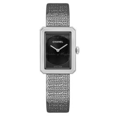 H4876 | Chanel Boy·Friend Tweed Small Steel Case watch. Buy Online