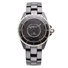 H3829 | Chanel J12 Intense Black Black Ceramic&Steel 38 mm watch. Buy Online