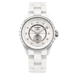 H4345 Chanel J12-365 White Ceramic Diamond Indicators 36.5mm watch | Buy Online