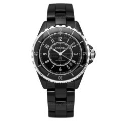 H5697 | Chanel J12 Black Highly Resistant Ceramic And Steel 38 mm watch. Buy Online