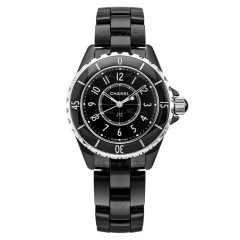 H5695 | Chanel J12 Ceramic High-resistance Black and Steel 33mm watch. Buy Online