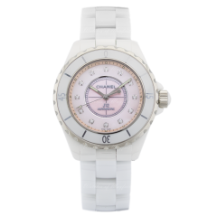 H5514 | Chanel J12 White Ceramic Pink Dial Automatic 38mm watch. Buy Online