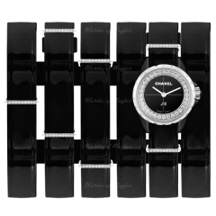 H4665 | Chanel J12·XS Black Ceramic Large Cuff 19mm watch. Buy Online