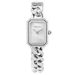 H3255 | Chanel Premiere Chain Large Mother of Pearl Diamonds Watch. Buy Online