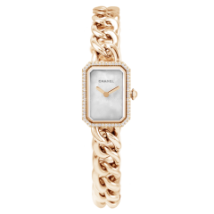 H4411 | Chanel Premiere Chain Small Beige Gold Diamonds watch. Buy Online