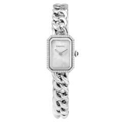 H3253 | Chanel Premiere Chain Small Mother of Pearl Diamonds Watch. Buy Online