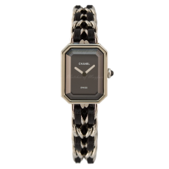 H0451 | Chanel Premiere Rock Steel Black Dial 26.1 x 20 mm watch. Buy Online