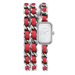 Chanel Premiere Rock Steel Triple Row Bracelet Watch H5313