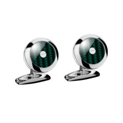 95014-0071 | Buy Online Chopard Classic Racing Steel Carbon Cufflinks