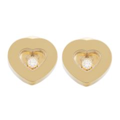834854-0001 | Buy Chopard Happy Diamonds Yellow Gold Diamond Earrings