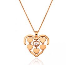 797219-5001 | Buy Online Chopard Happy Amore Rose Gold Diamond Pendant