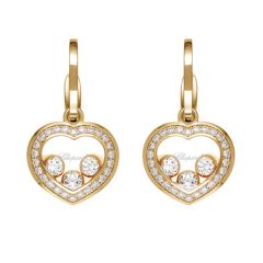 839203-5004 | Buy Chopard Happy Curves Rose Gold Diamond Earrings