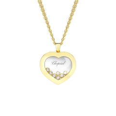799202-0001 | Buy Chopard Happy Curves Yellow Gold Diamond Pendant
