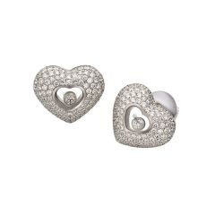 837417-1001 | Buy Chopard Happy Diamonds White Gold Diamond Earrings