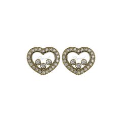 Chopard Happy Diamonds Icons Ear Pins Yellow Gold 83A611-0201