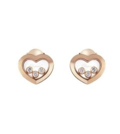 83A611-5001 | Buy Chopard Happy Diamonds Icons Ear Pins Rose Gold