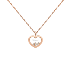 79A038-5001 | Chopard Happy Diamonds Icons Rose Gold Diamond Pendant
