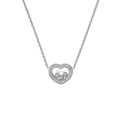 81A611-1201 | Chopard Happy Diamonds Icons White Gold Diamond Pendant