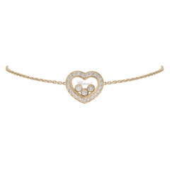 Chopard Happy Diamonds Icons Yellow Gold Diamond Bracelet 85A611-0201