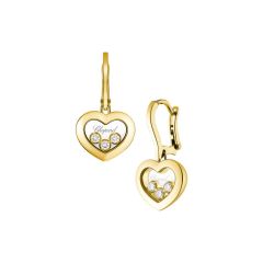 Chopard Happy Diamonds Icons Yellow Gold Diamond Earrings 83A611-0301