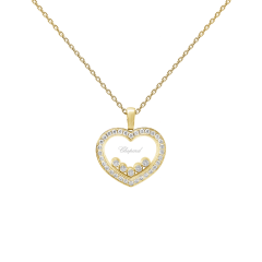 79A038-0201 |Chopard Happy Diamonds Icons Yellow Gold Diamond Pendant 