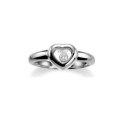 824854-1001 | Chopard Happy Diamonds White Gold Diamond Ring