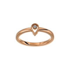 Chopard Happy Diamonds Rose Gold Diamond Ring 829082-5110