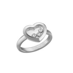82A611-1115 | Buy Online Chopard Happy Diamonds White Gold Diamond Ring