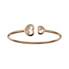 85A614-5001 | Chopard Happy Diamonds Rose Gold Diamond Bracelet Size S