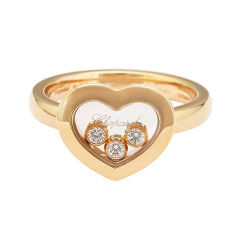 82A611-5108 | Buy Online Chopard Happy Diamonds Rose Gold Diamond Ring