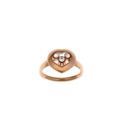 829203-5012 |Buy Chopard Happy Diamonds Rose Gold Diamond Ring Size 55