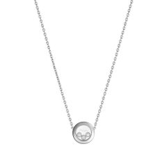 81A018-1001|Chopard Happy Diamonds White Gold Diamond Necklace|Buy Now
