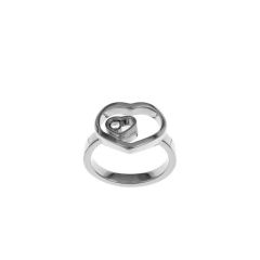 Chopard Happy Diamonds White Gold Diamond Ring Size 50 827482-1003