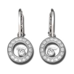 839769-1003 | Buy Chopard Happy Circles White Gold Diamond Earrings
