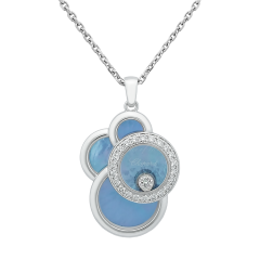 799888-1007 | Chopard Happy Dreams White Gold Mother-of-Pearl Pendant