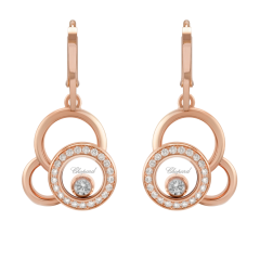 839769-5002 | Buy Chopard Happy Dreams Rose Gold Diamond Earrings