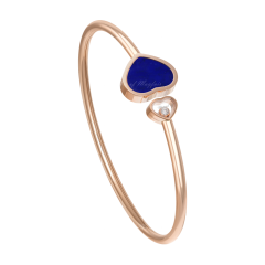857482-5502 | Chopard Happy Hearts Rose Gold Lapis Lazuli Bangle