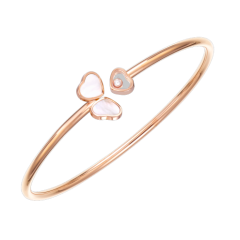 85A083-5301 | Buy Chopard Happy Hearts Rose Gold Pearl Diamond Bangle