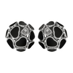 847482-1201 | Buy Chopard Happy Hearts White Gold Onyx Earrings