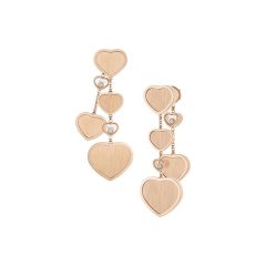 83A707-5029 | Chopard Golden Hearts Rose Gold Diamond Limited Earrings